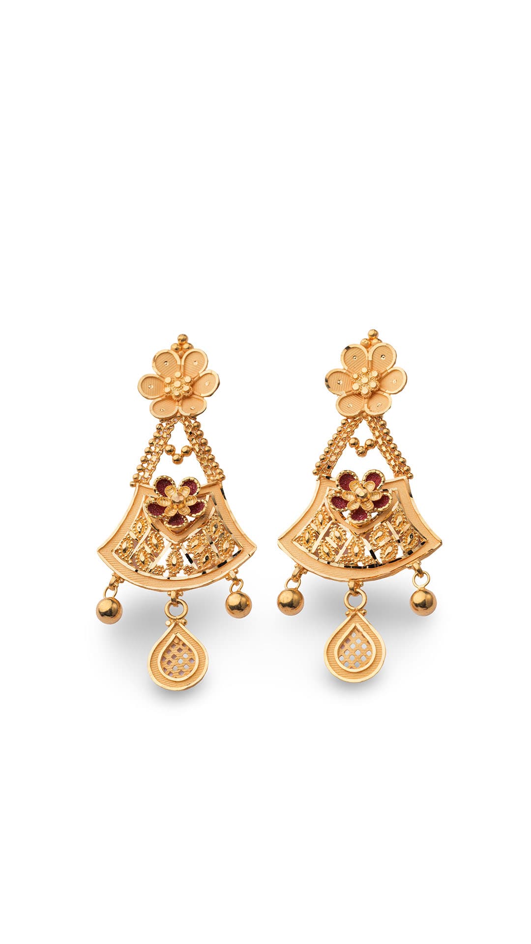 Traditional Gold Jhumkas